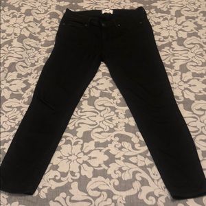 PAIGE Black Denim ‘ Verdugo Crop’ Jeans